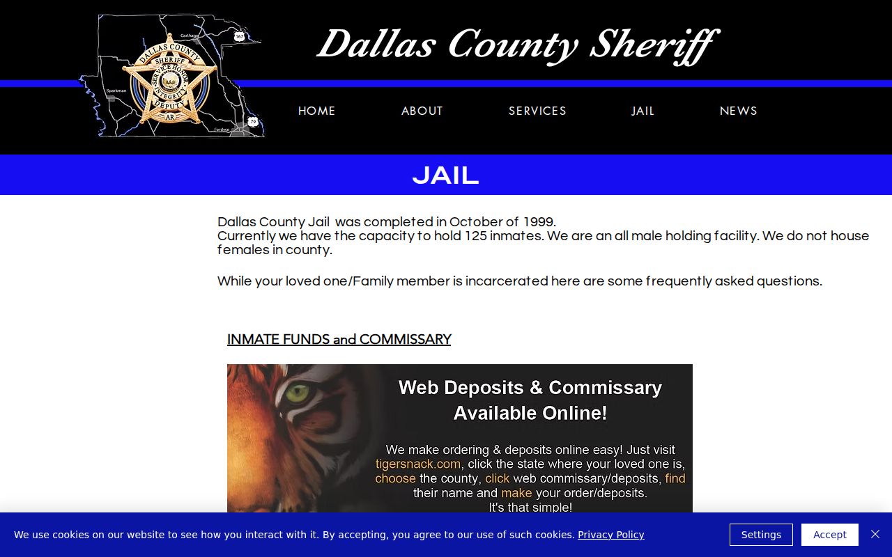 Dallas County active warrant jail facility