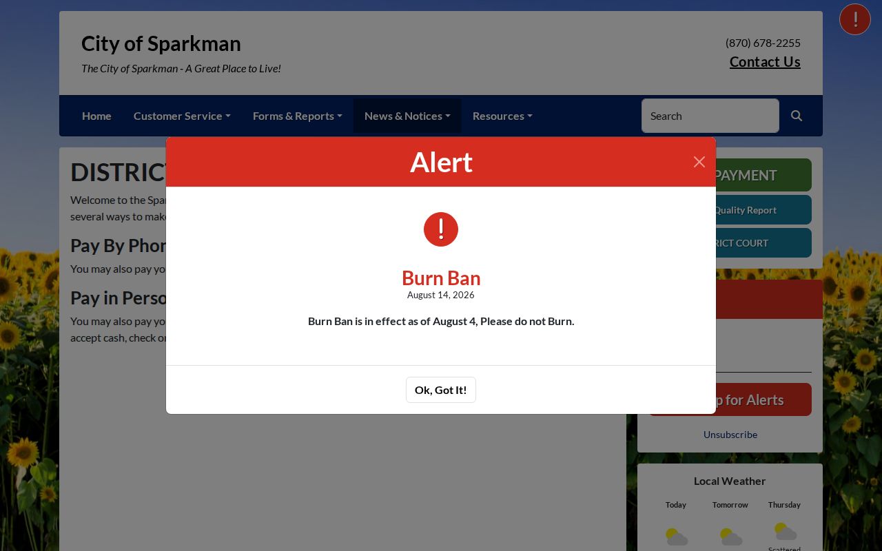 Dallas County municipal warrant Sparkman court channel